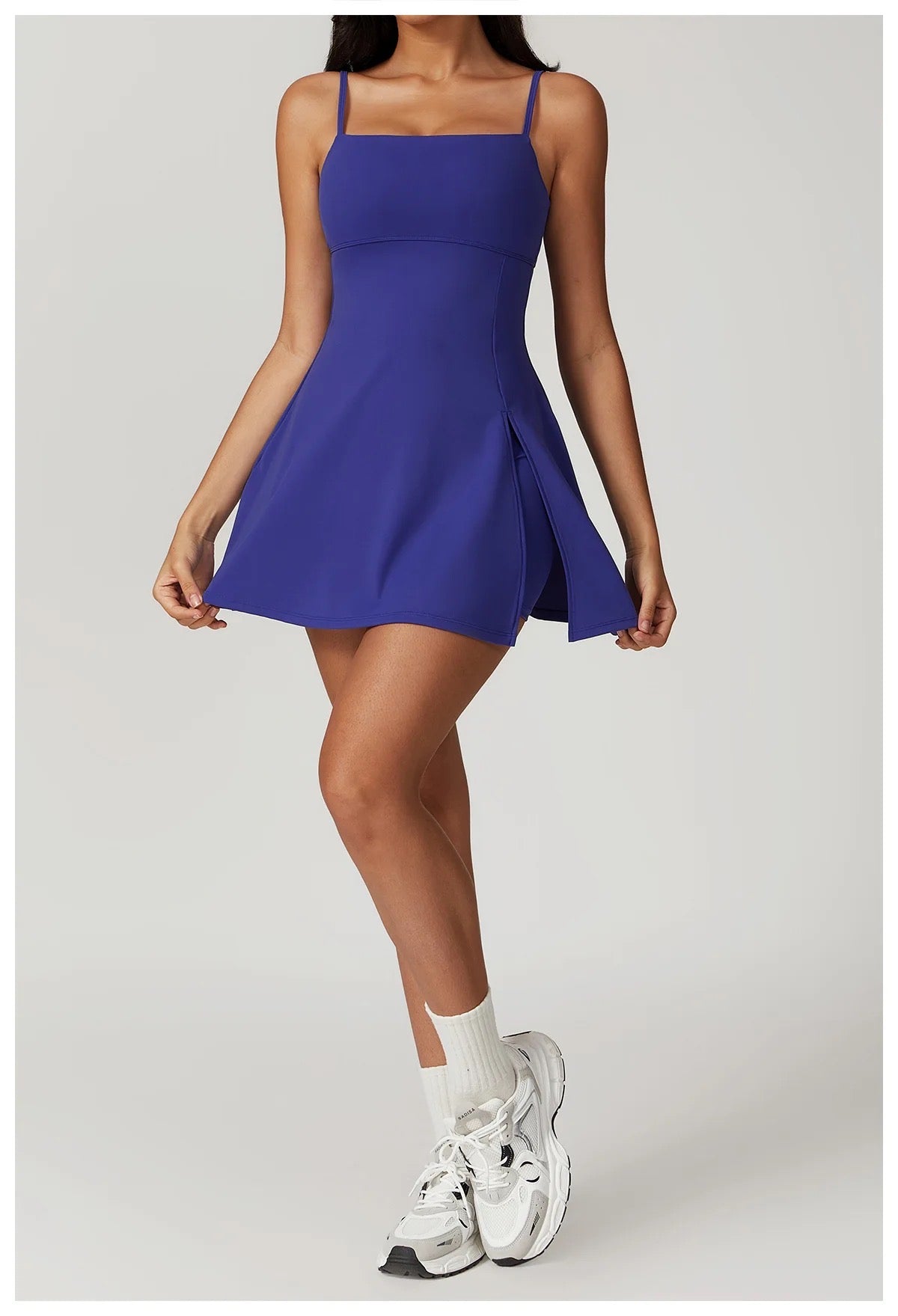 Haley Tennis Dress Blue