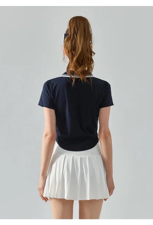 Kate Tennis Shirt Blue