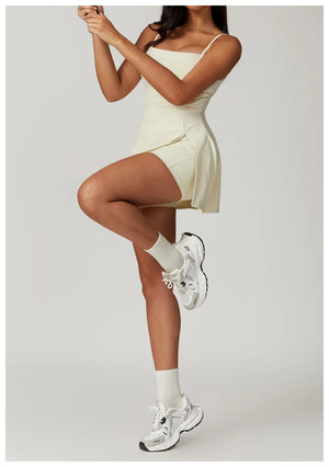 Haley Tennis Dress White