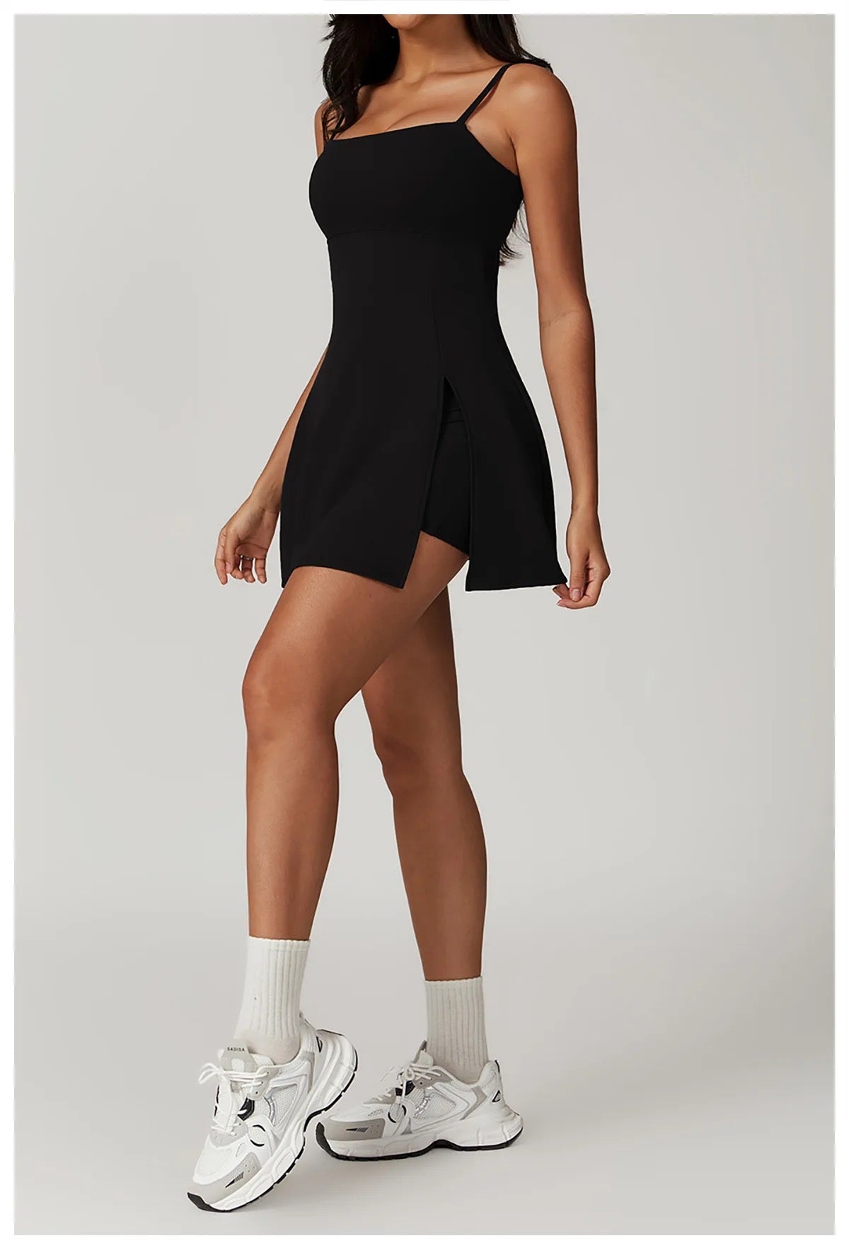 Haley Tennis Dress Black