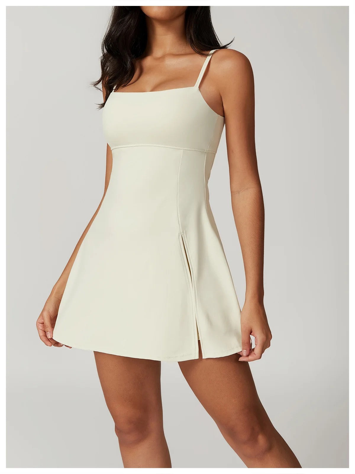 Haley Tennis Dress White