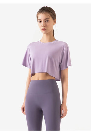 Pia Yoga Shirt purple