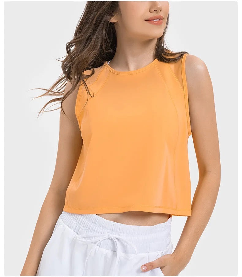 Ava tank top orange