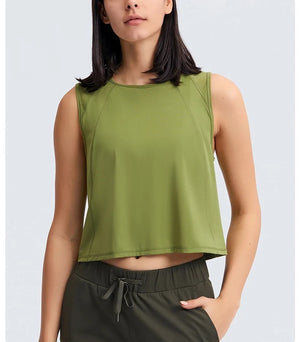 Ava tank top green