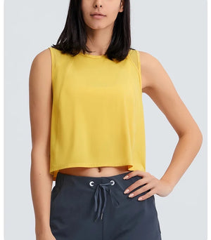 Ava tank top yellow