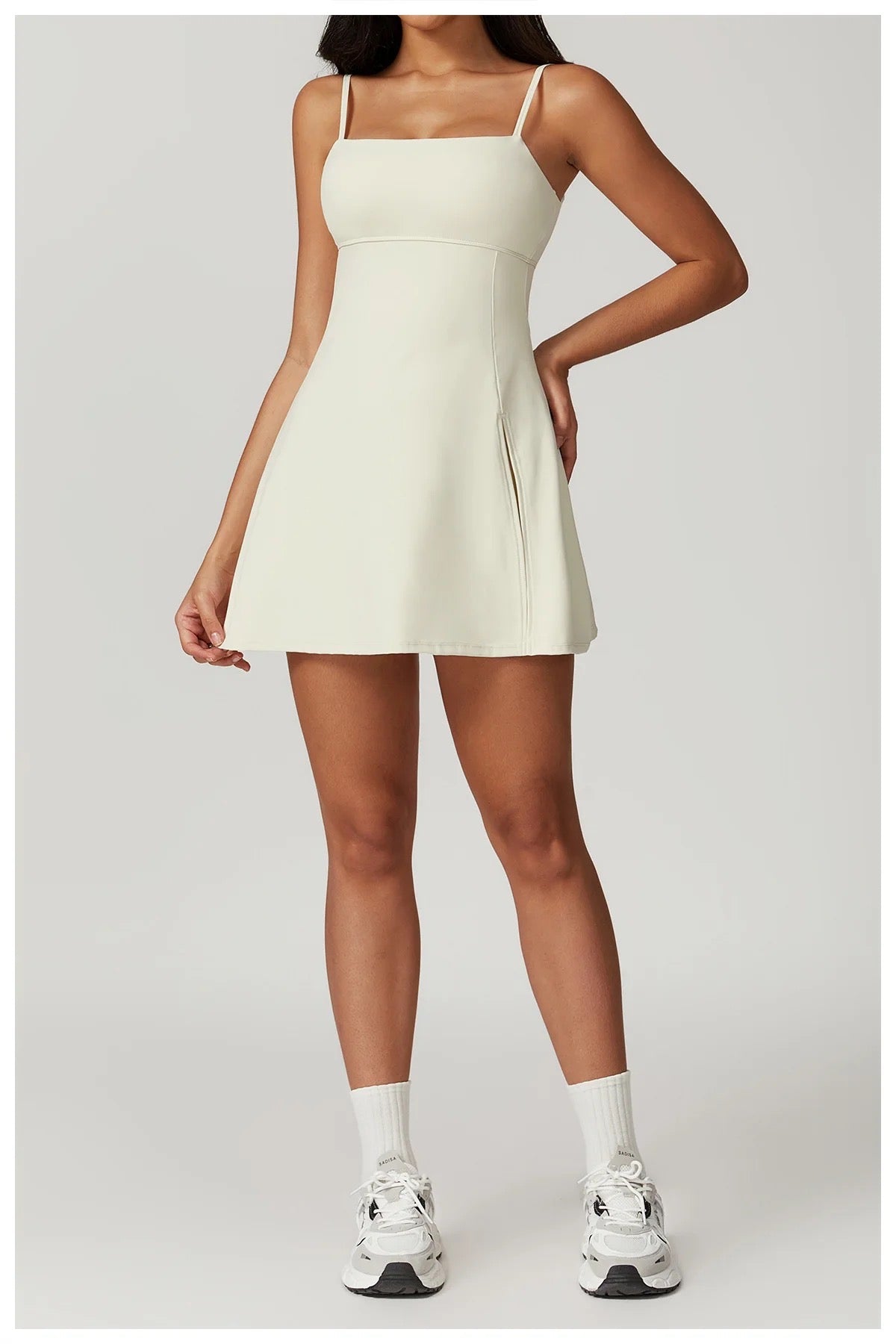 Haley Tennis Dress White