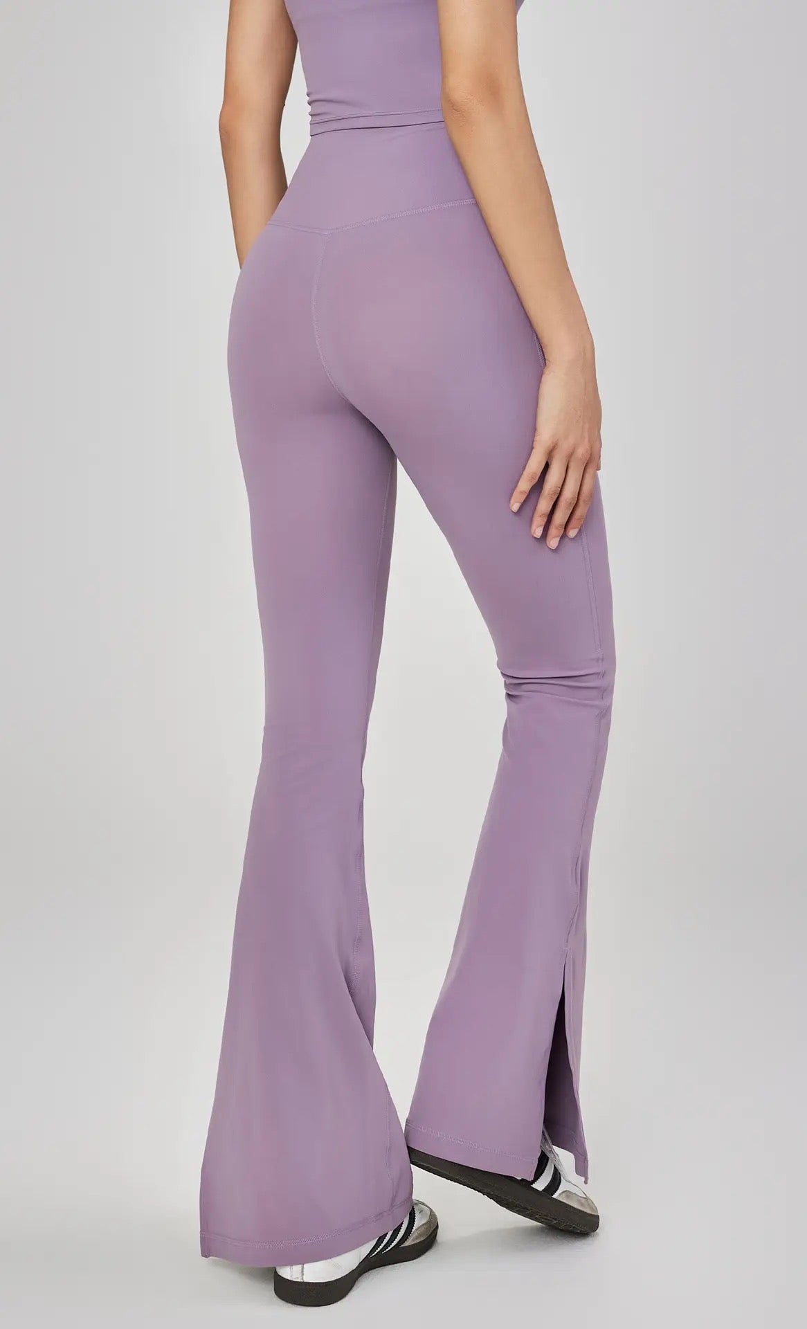 Ruth Flared Pants Purple