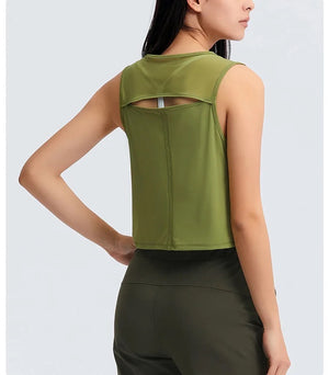 Ava tank top green