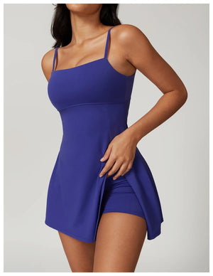 Haley Tennis Dress Blue