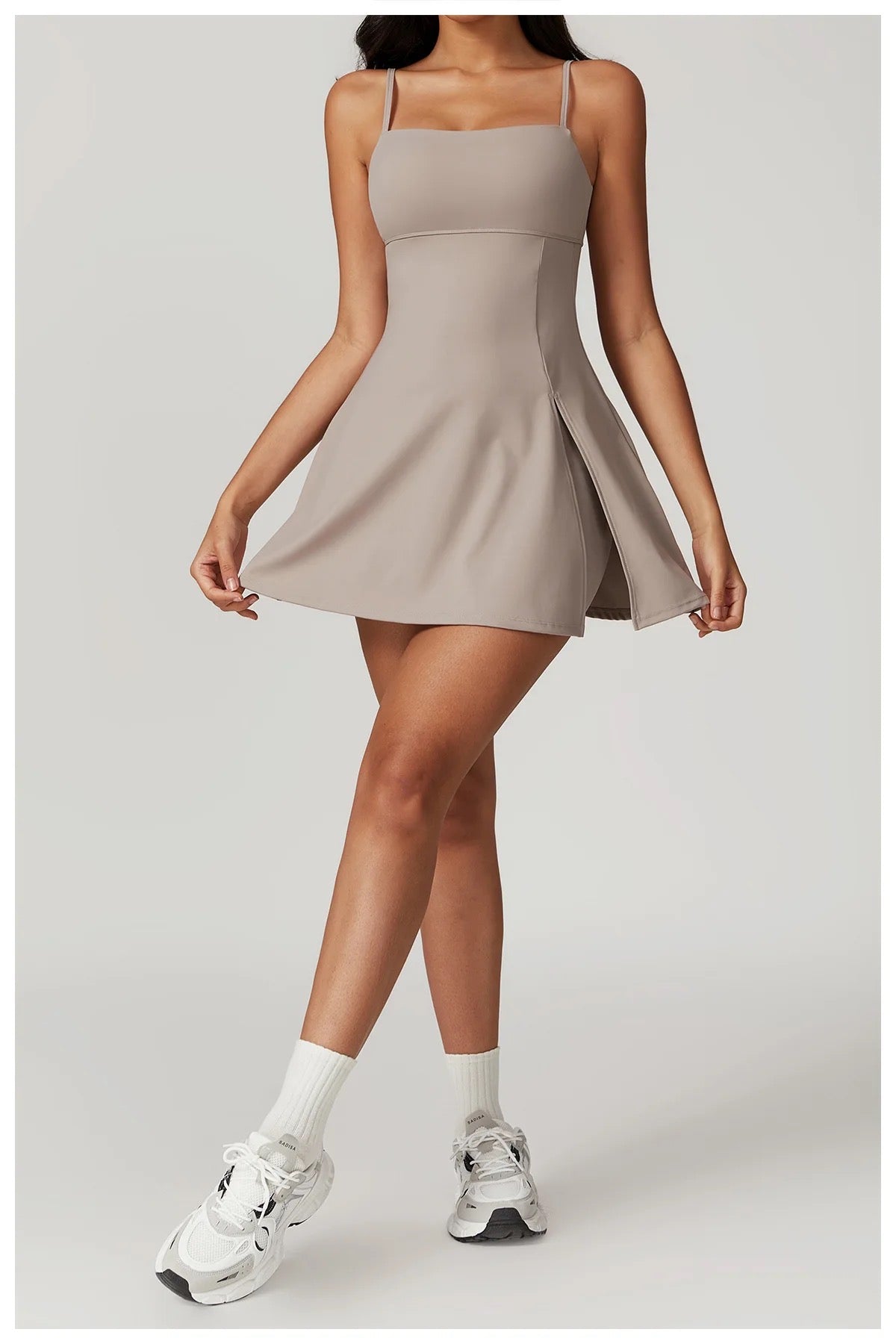 Haley Tennis Dress Nude