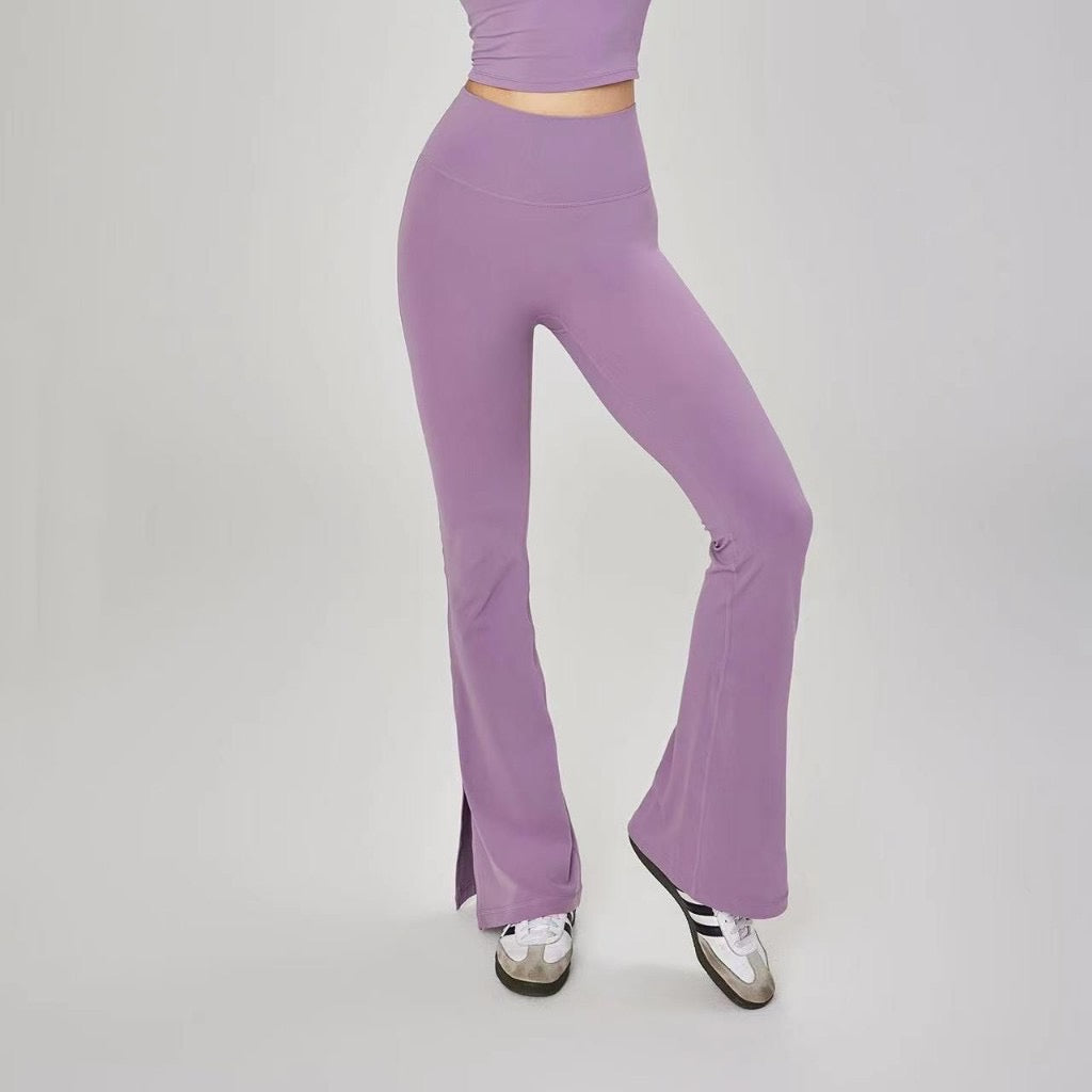 Ruth Flared Pants Purple