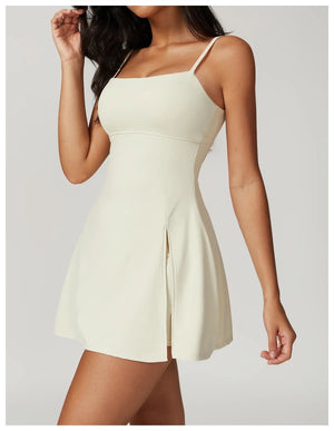 Haley Tennis Dress White