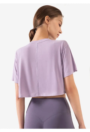 Pia Yoga Shirt purple