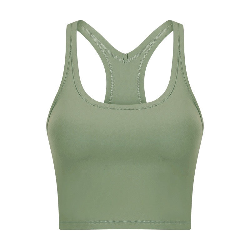 Helena racerback green