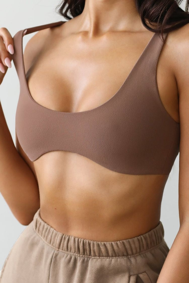 Contour bra brown