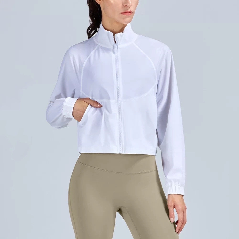 Running Jacket White