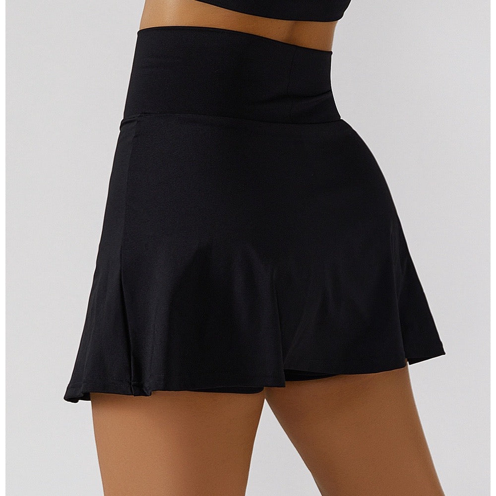 Sandra Yoga Skirt (2n1) Black