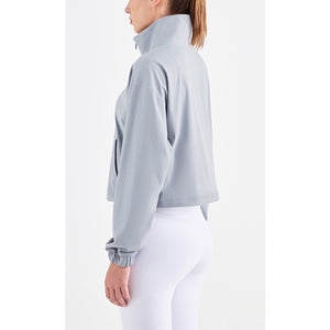 Running Jacket - High Zip Gray